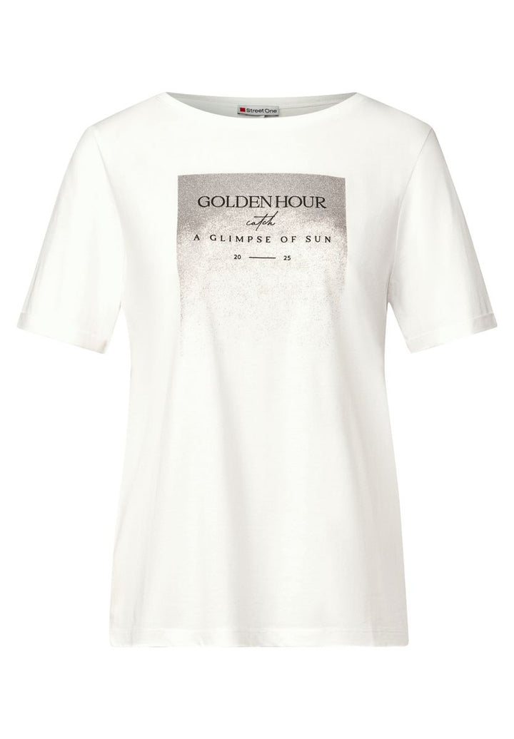 Shirt mit Schimmer-Print