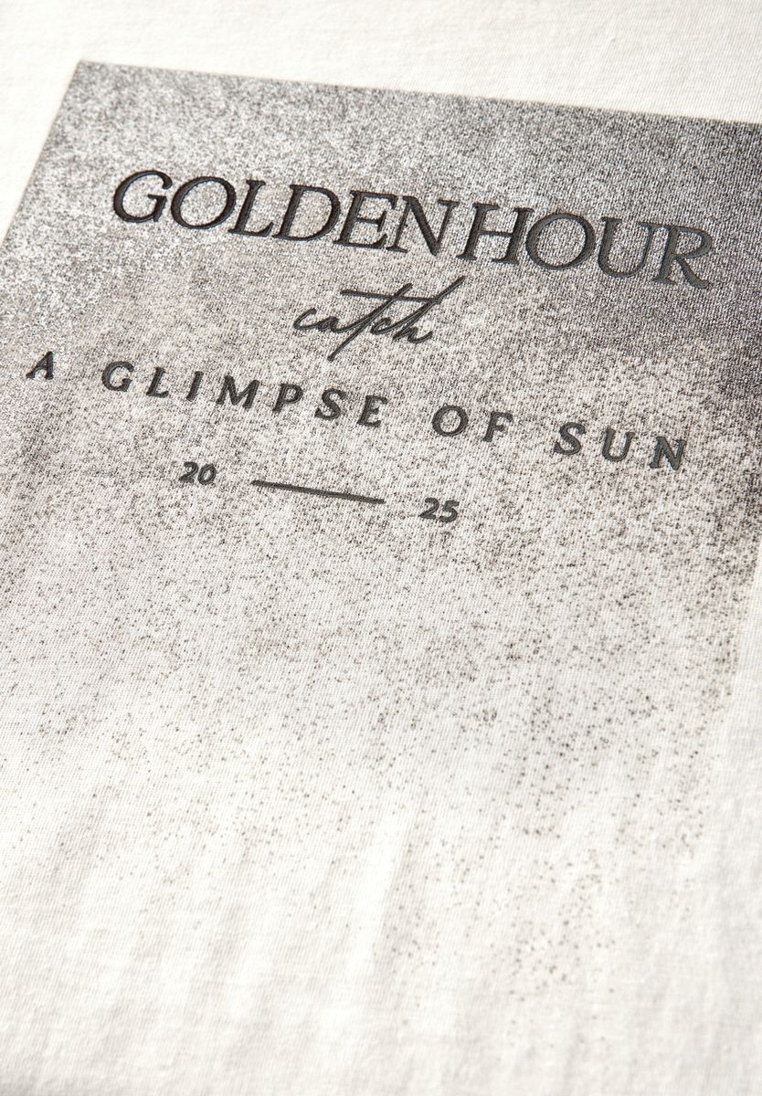 Shirt mit Schimmer-Print