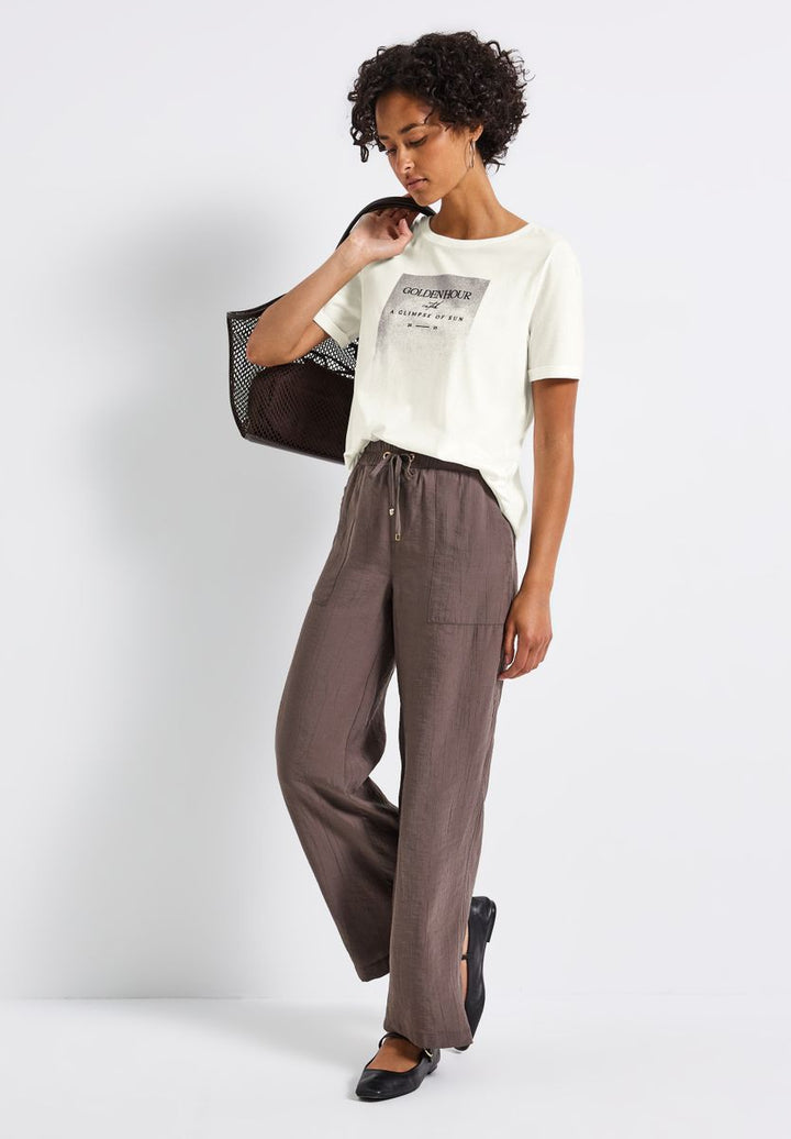 Shirt mit Schimmer-Print