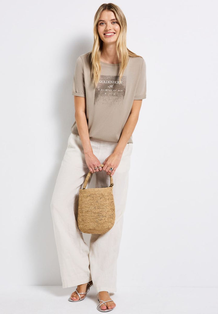 Shirt mit Schimmer-Print