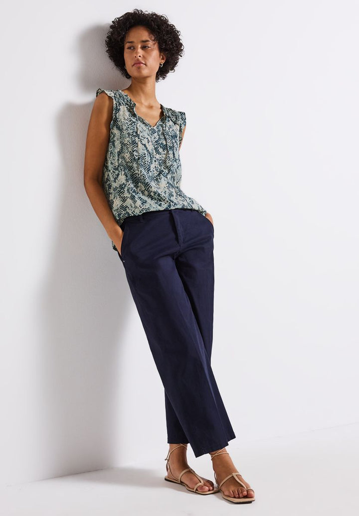 Bluse mit Snake Print