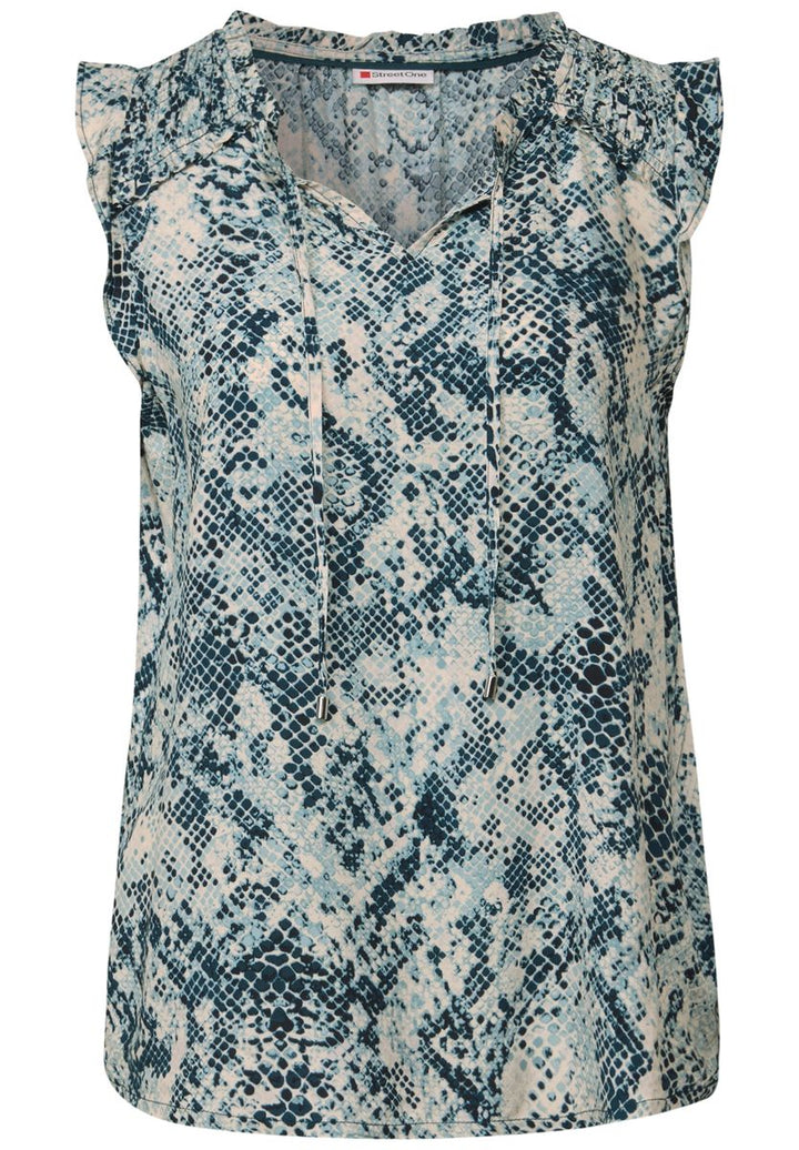 Bluse mit Snake Print