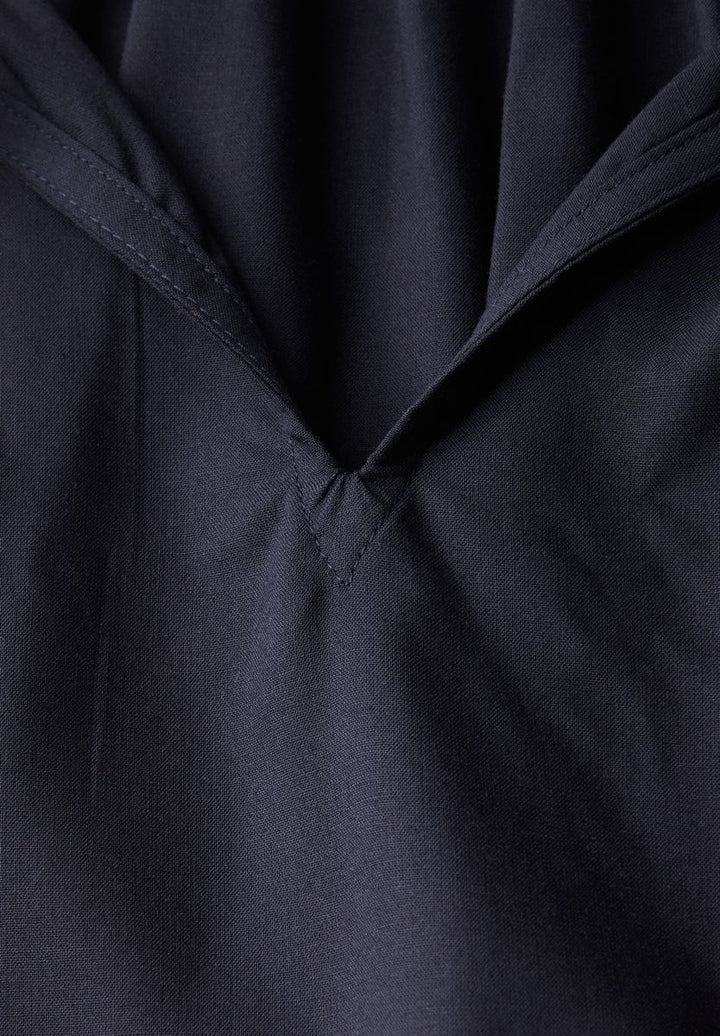 Viskosebluse mit Raffung