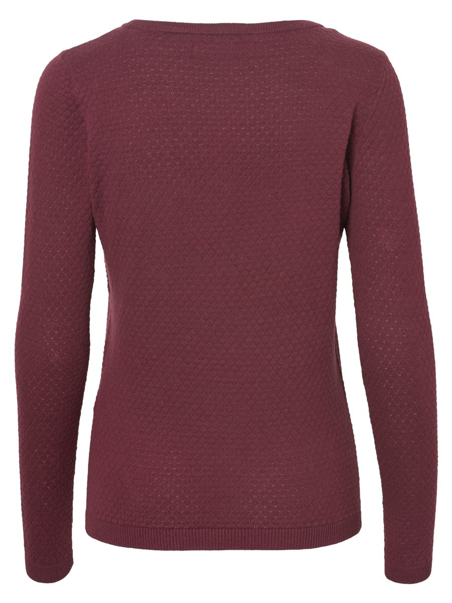 VMCARE STRUCTURE LS O-NECK BLOU NOOS