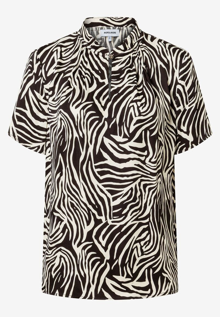 Viskosebluse mit Animalprint