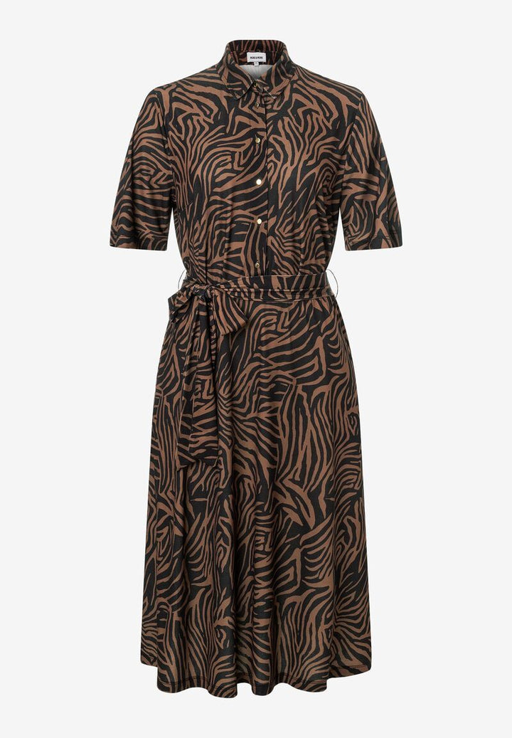 Jerseykleid mit Animalprint