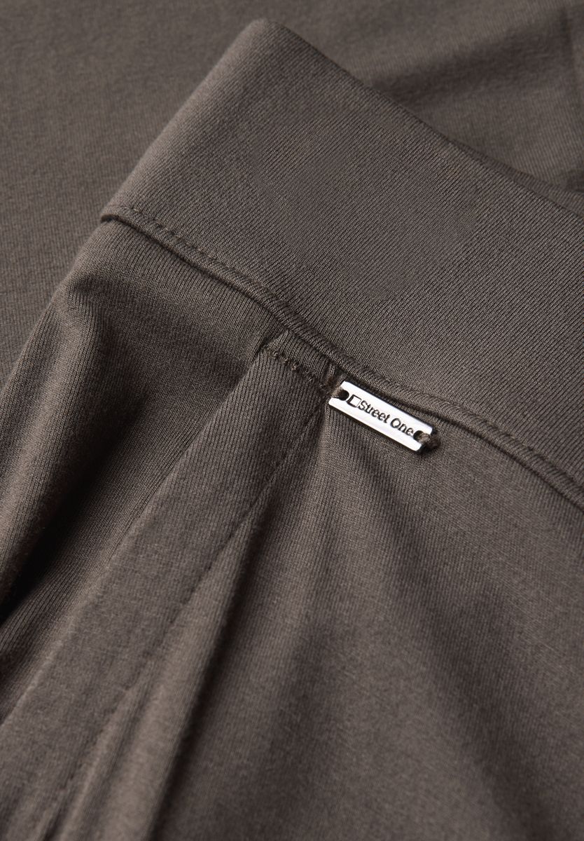 Wide Leg Jersey-Hose