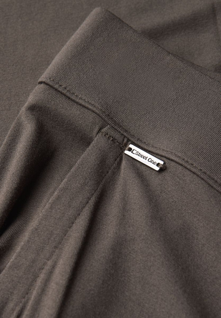 Wide Leg Jersey-Hose