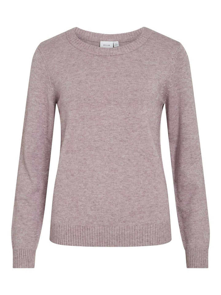 VIRIL O-NECK L/S  KNIT TOP - NOOS