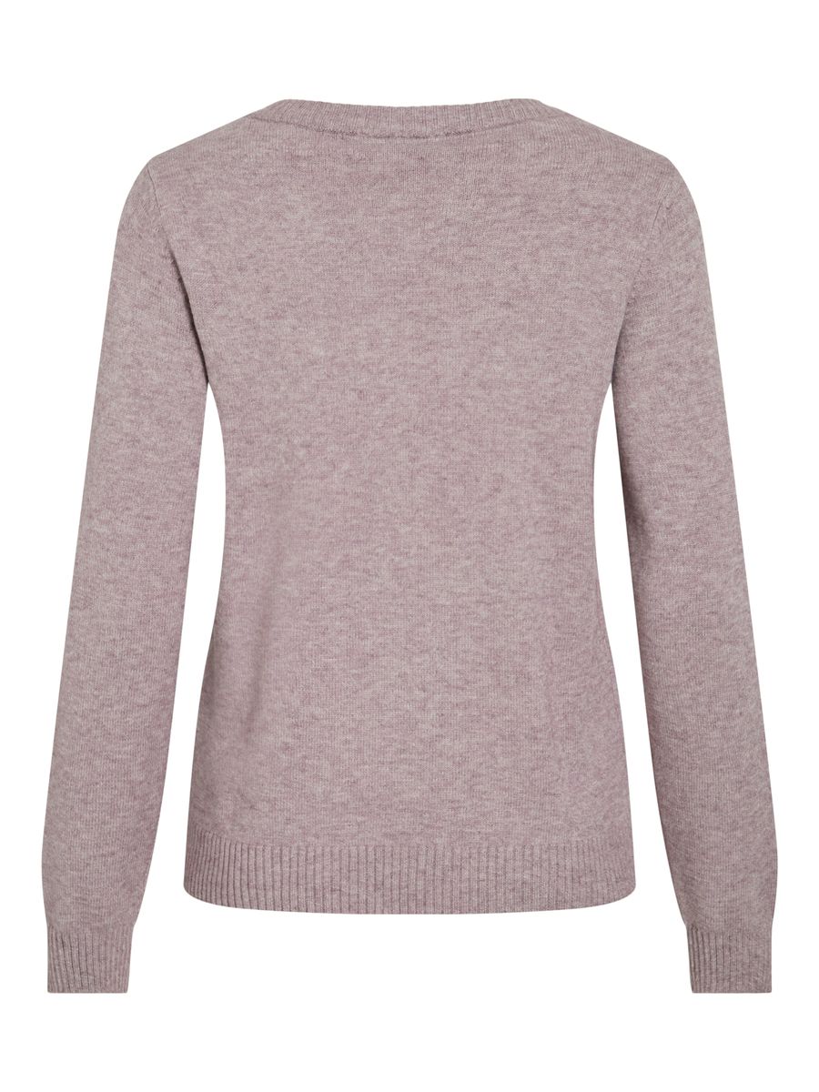 VIRIL O-NECK L/S  KNIT TOP - NOOS