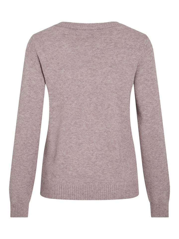 VIRIL O-NECK L/S  KNIT TOP - NOOS