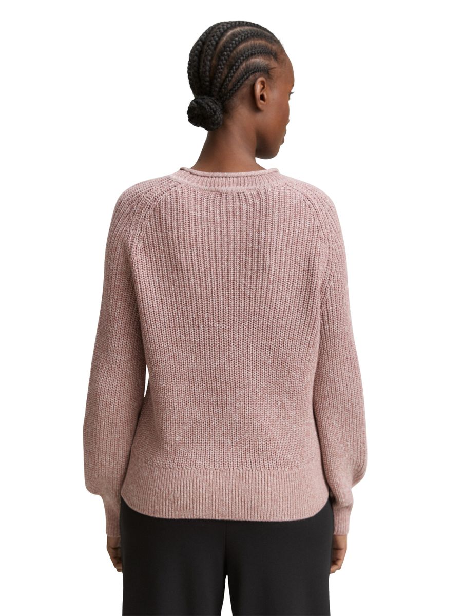 Strickpullover mit leichten Ballonärmeln