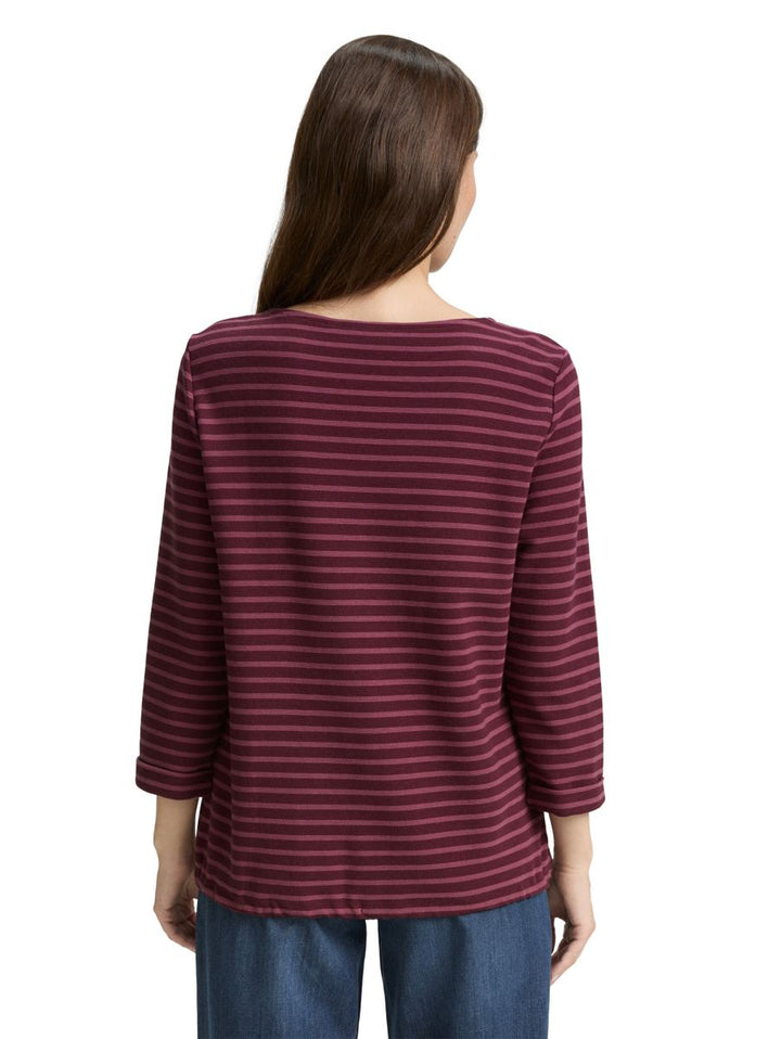 Langarmshirt mit Knopf-Details