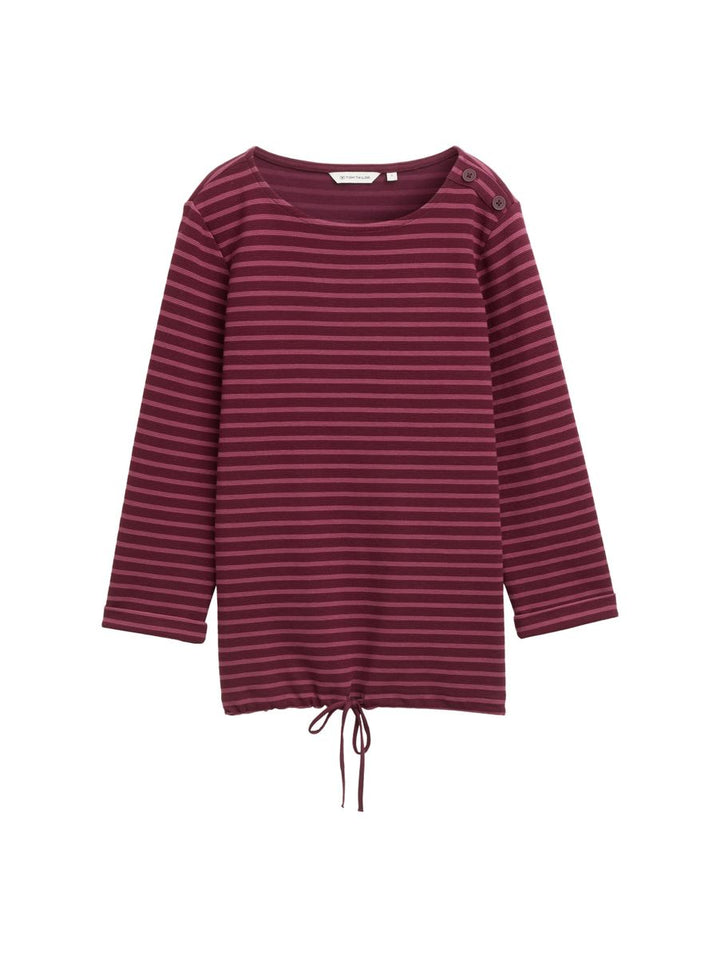 Langarmshirt mit Knopf-Details