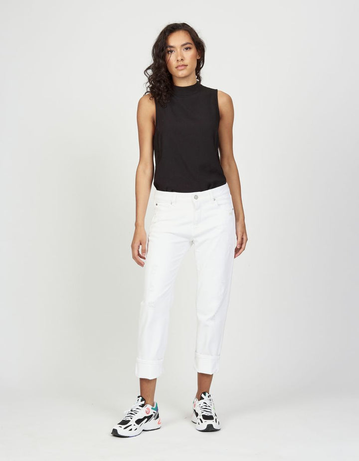 94NADIA CROPPED  - boyfriend fit