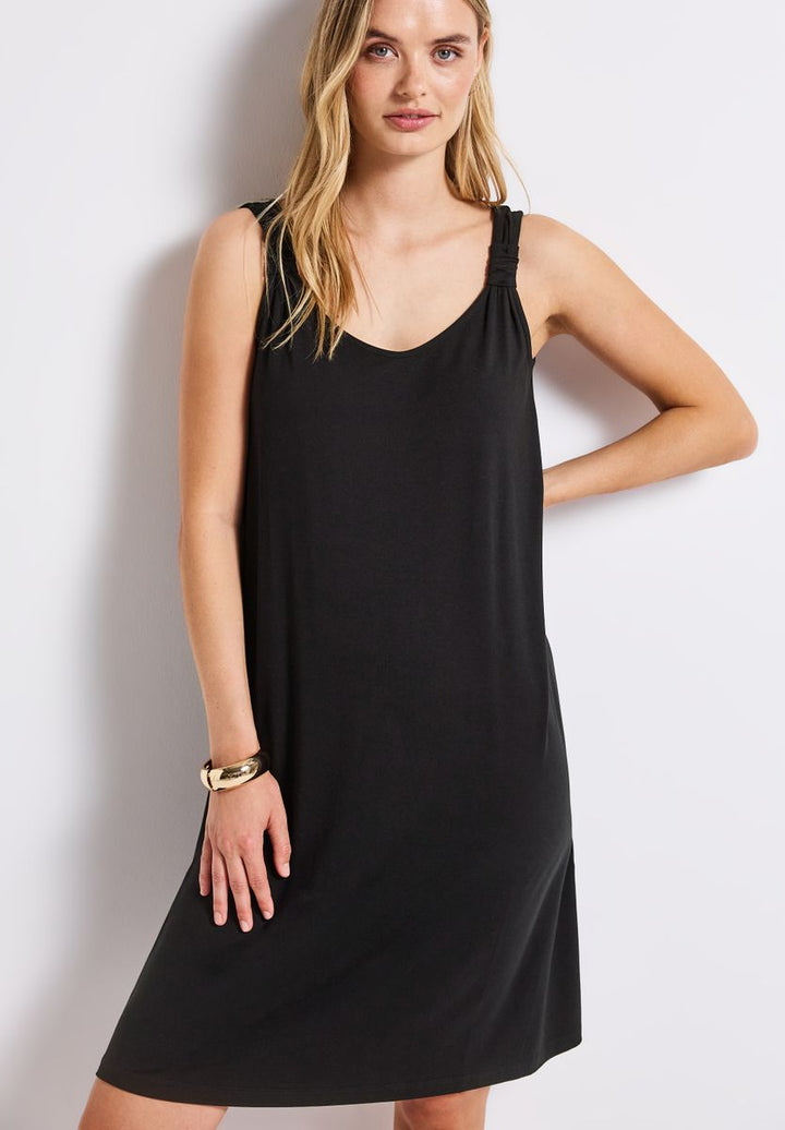 Kleid mit Knotendetail
