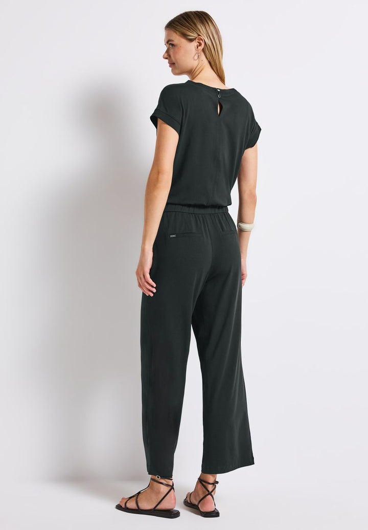 Jumpsuit in Unifarbe