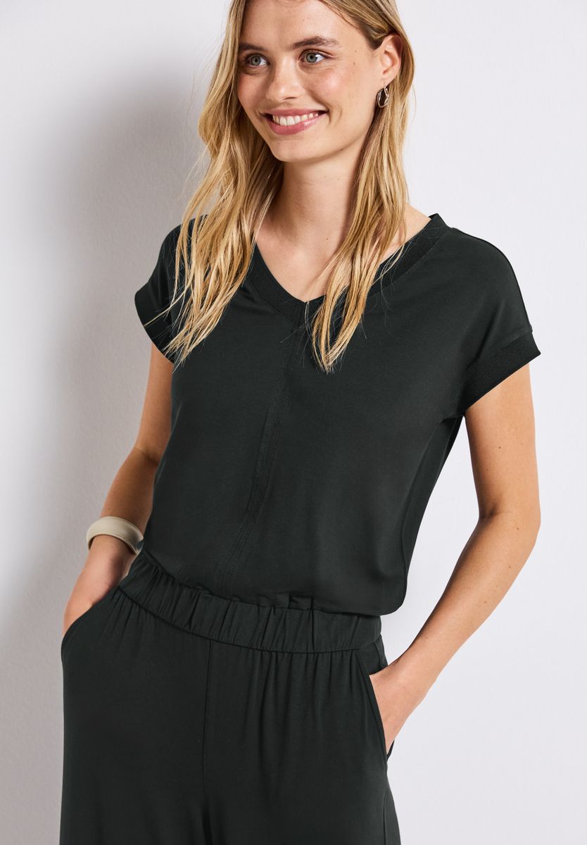 Jumpsuit in Unifarbe