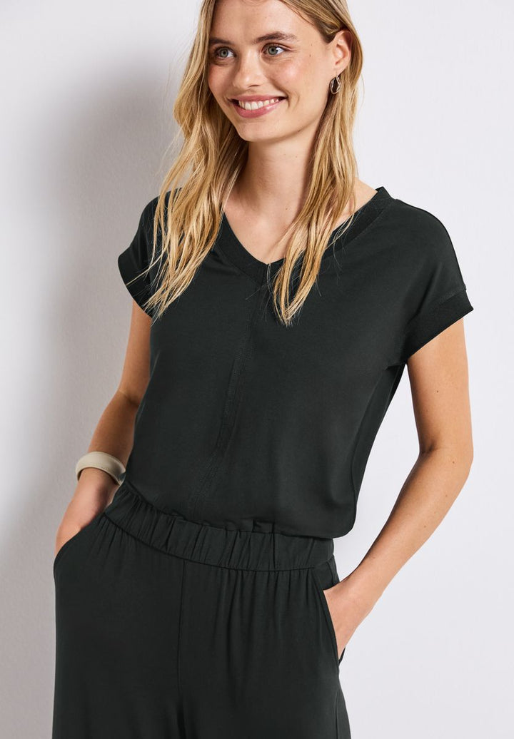 Jumpsuit in Unifarbe