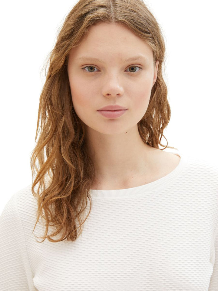 Sweatshirt mit Raffungen