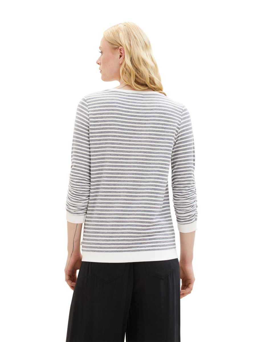 Sweatshirt mit Streifenmuster