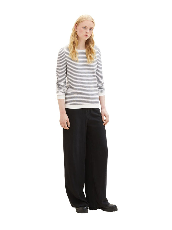 Sweatshirt mit Streifenmuster