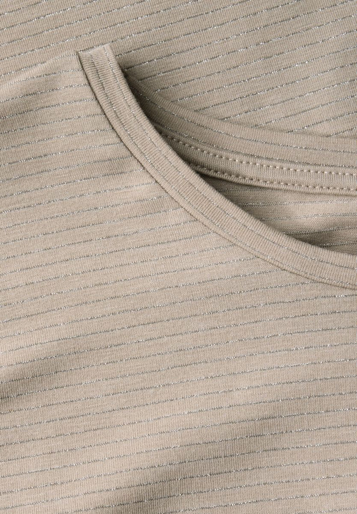 Shirt mit Glitzerstreifen
