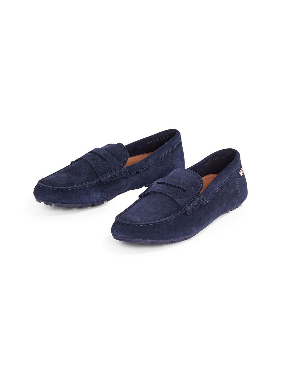 FLAG SOFT SUEDE DRIVER LOAFER
