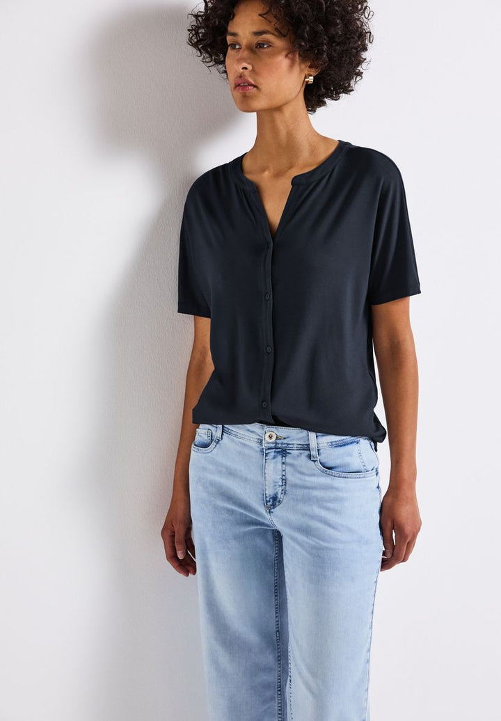 Shirt im Tunika-Look