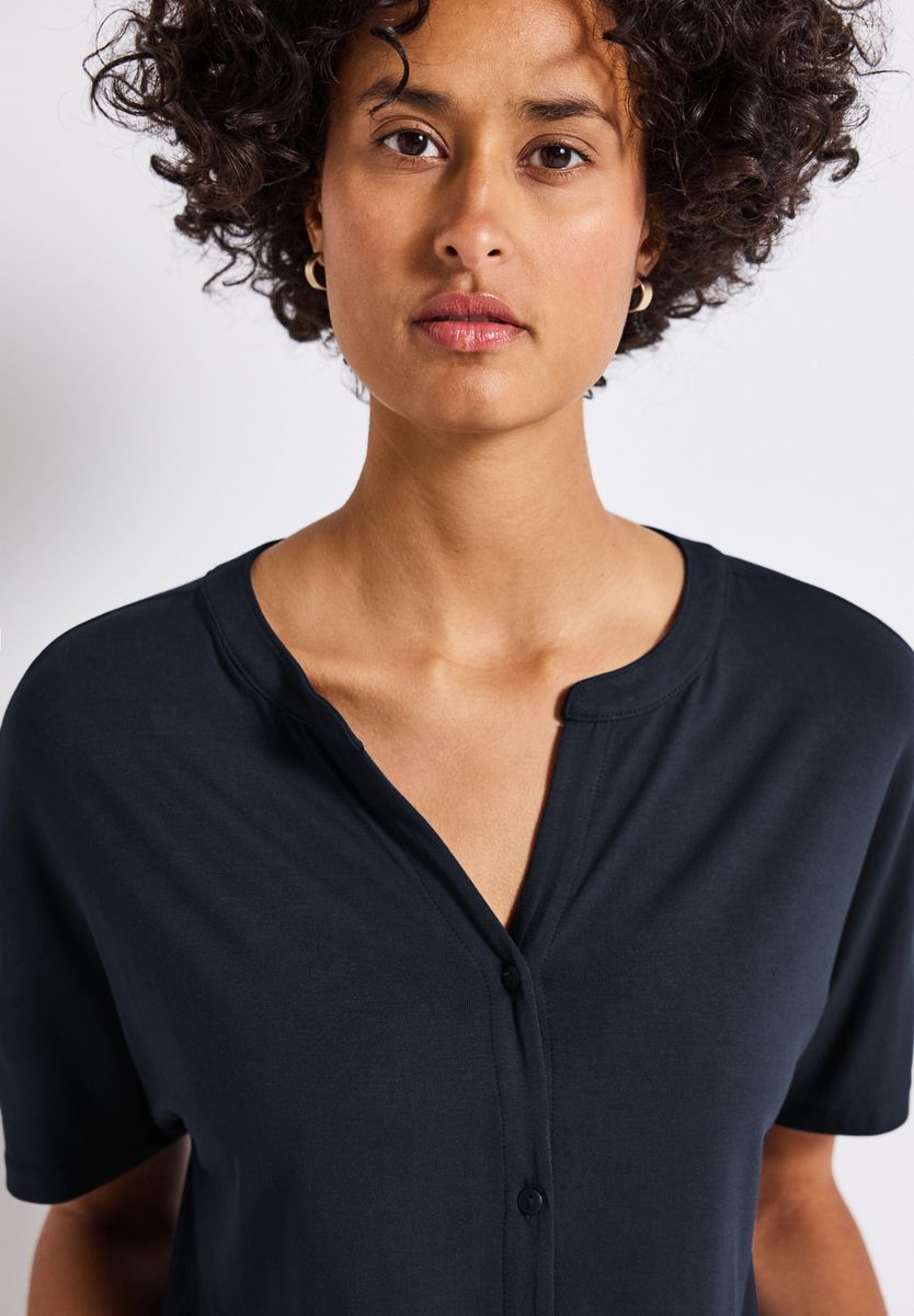 Shirt im Tunika-Look