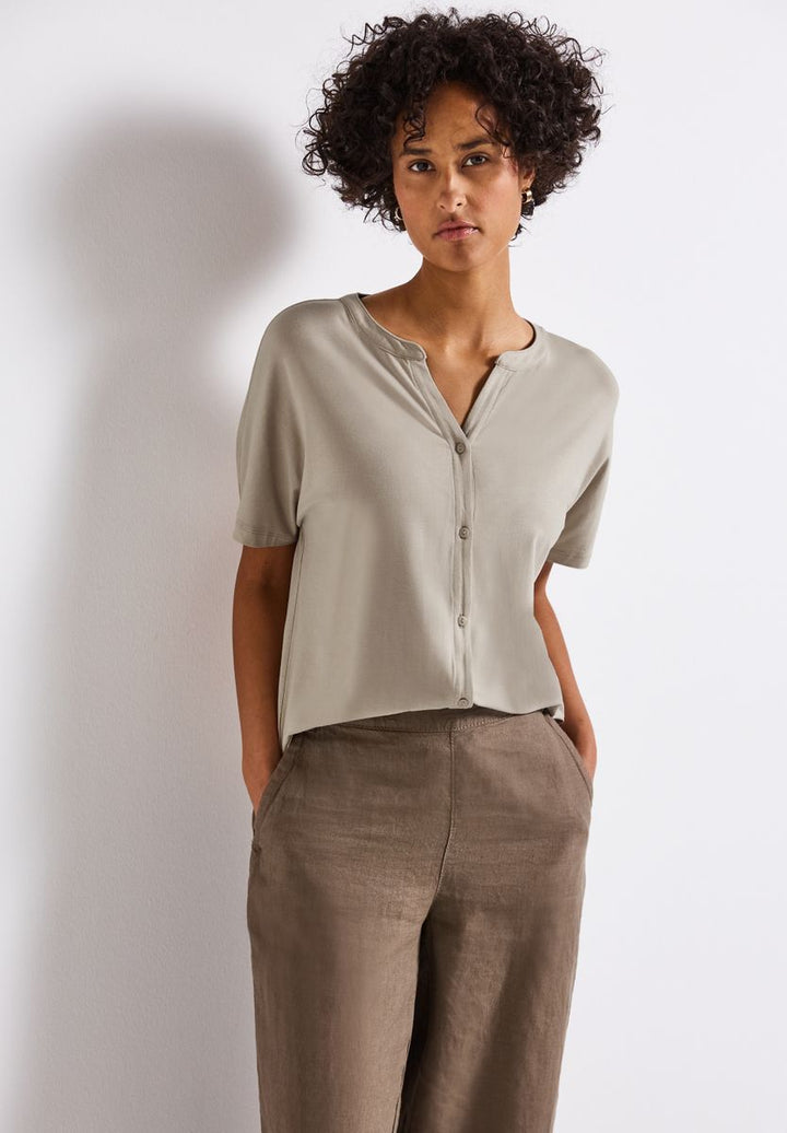 Shirt im Tunika-Look