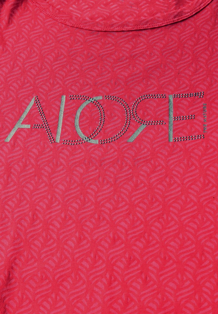 Ausbrenner-Shirt mit Wording