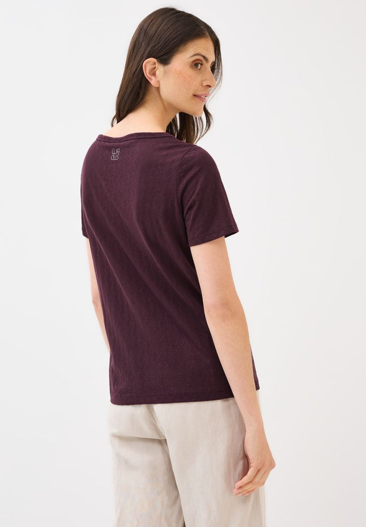 Ausbrenner-Shirt mit Wording