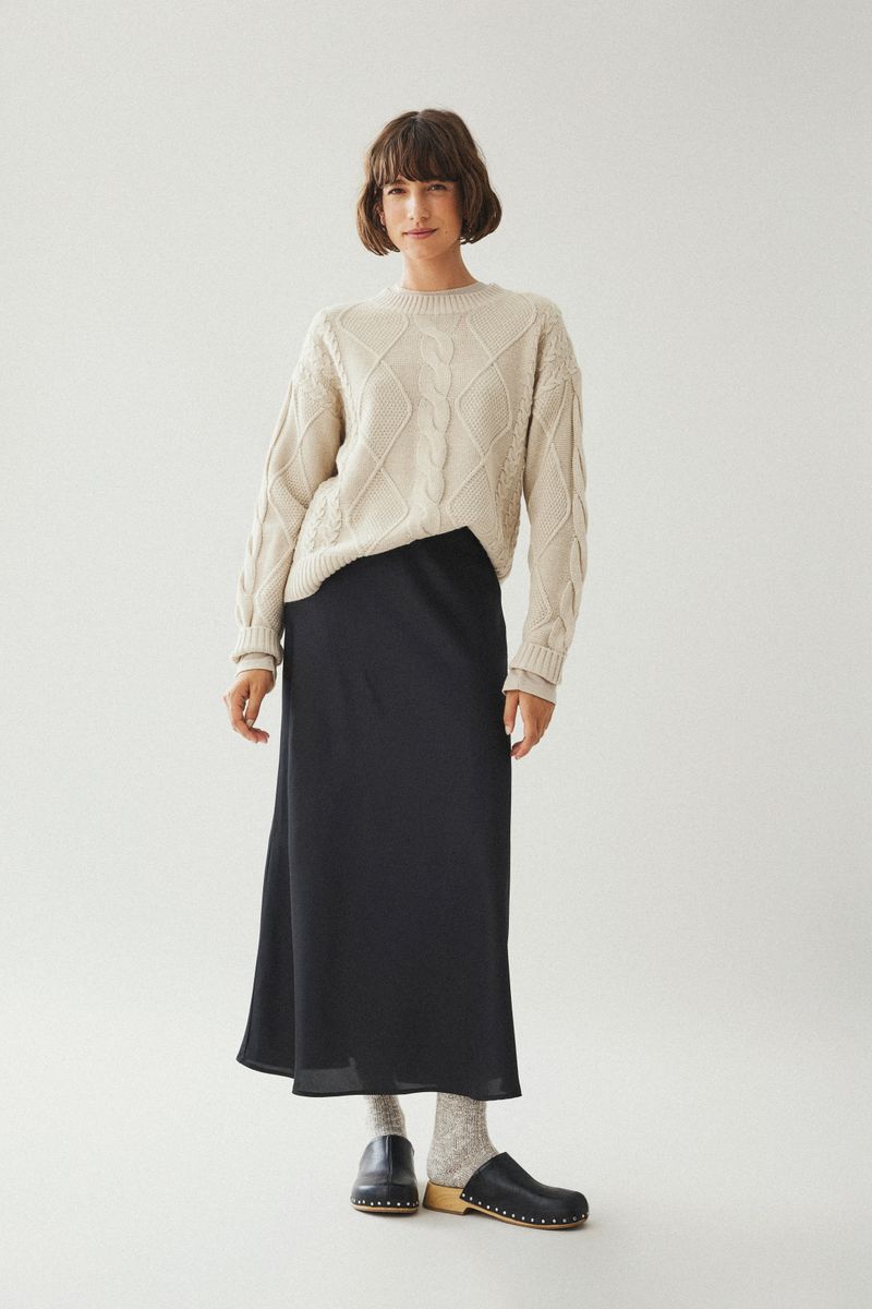 VIELLETTE HW MIDI SKIRT - NOOS