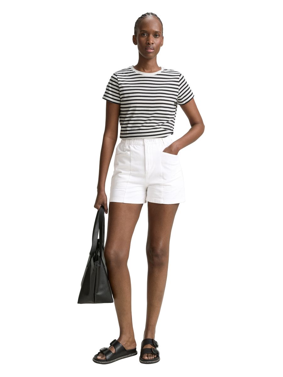 Paperbag Jeans Shorts