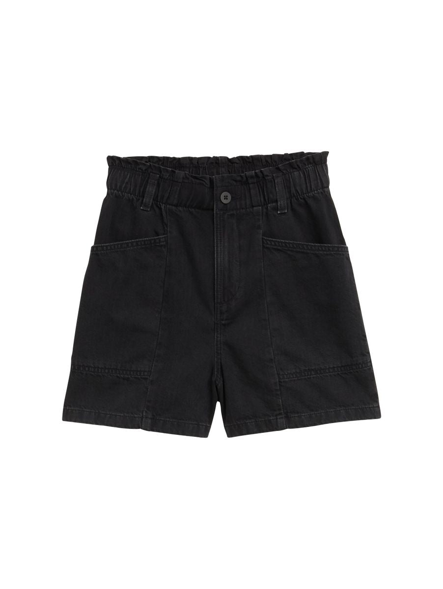 Paperbag Jeans Shorts