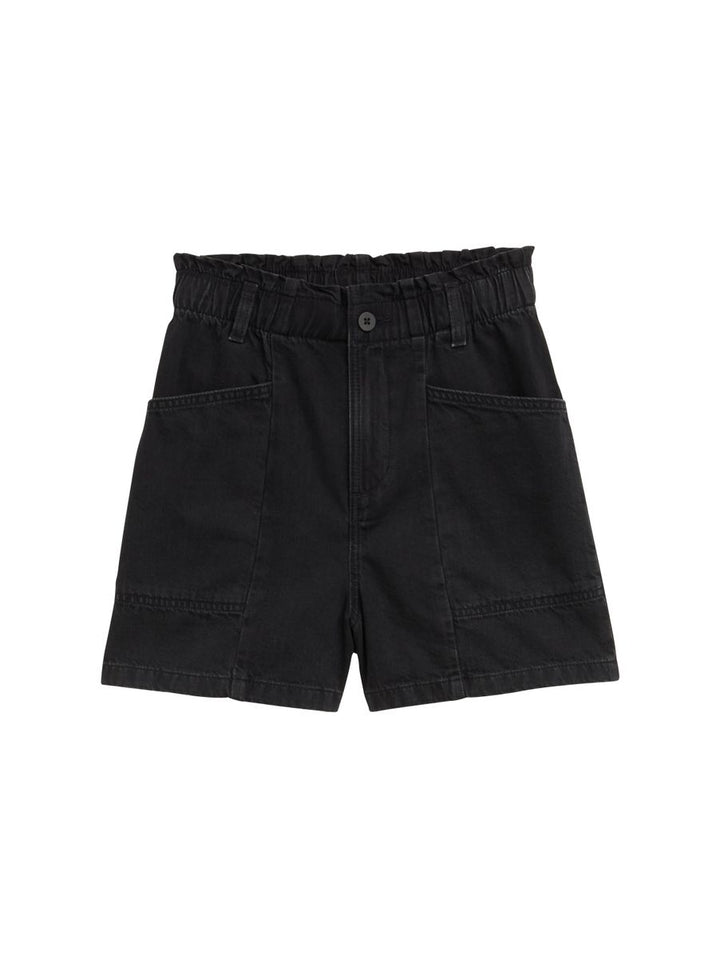 Paperbag Jeans Shorts