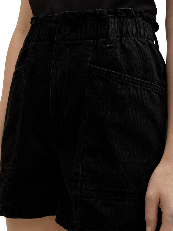 Paperbag Jeans Shorts