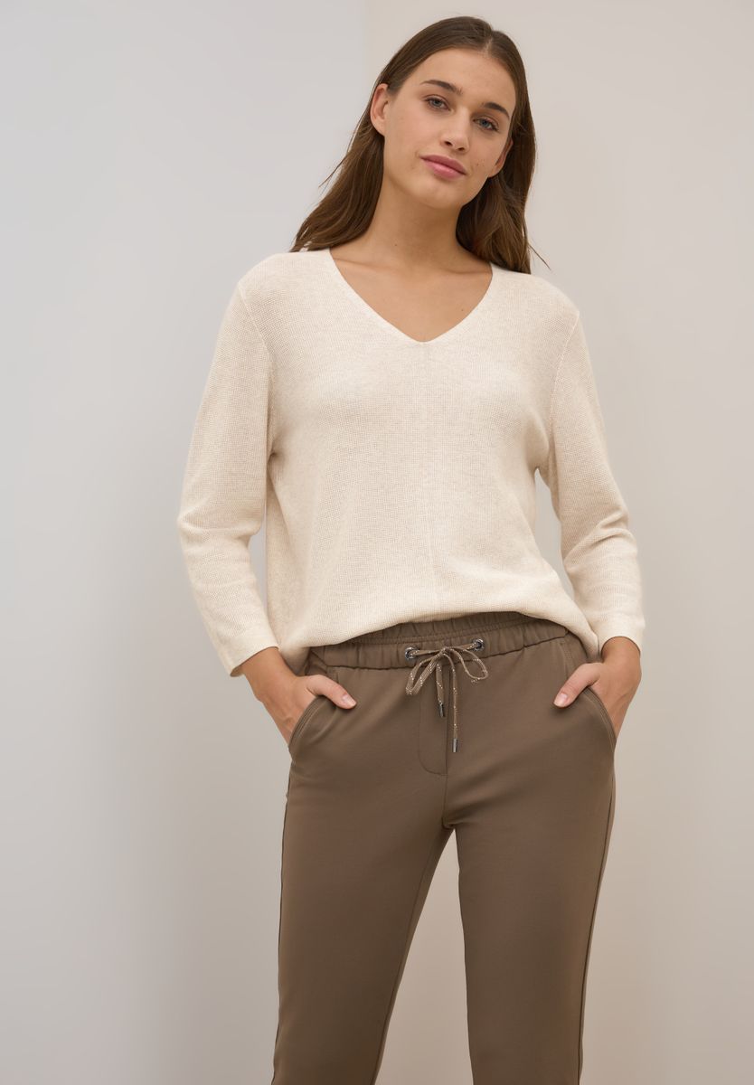 V-Neck Strickpullover