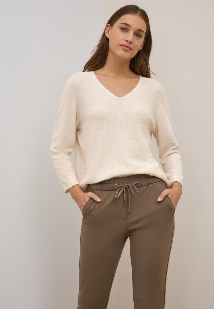 V-Neck Strickpullover