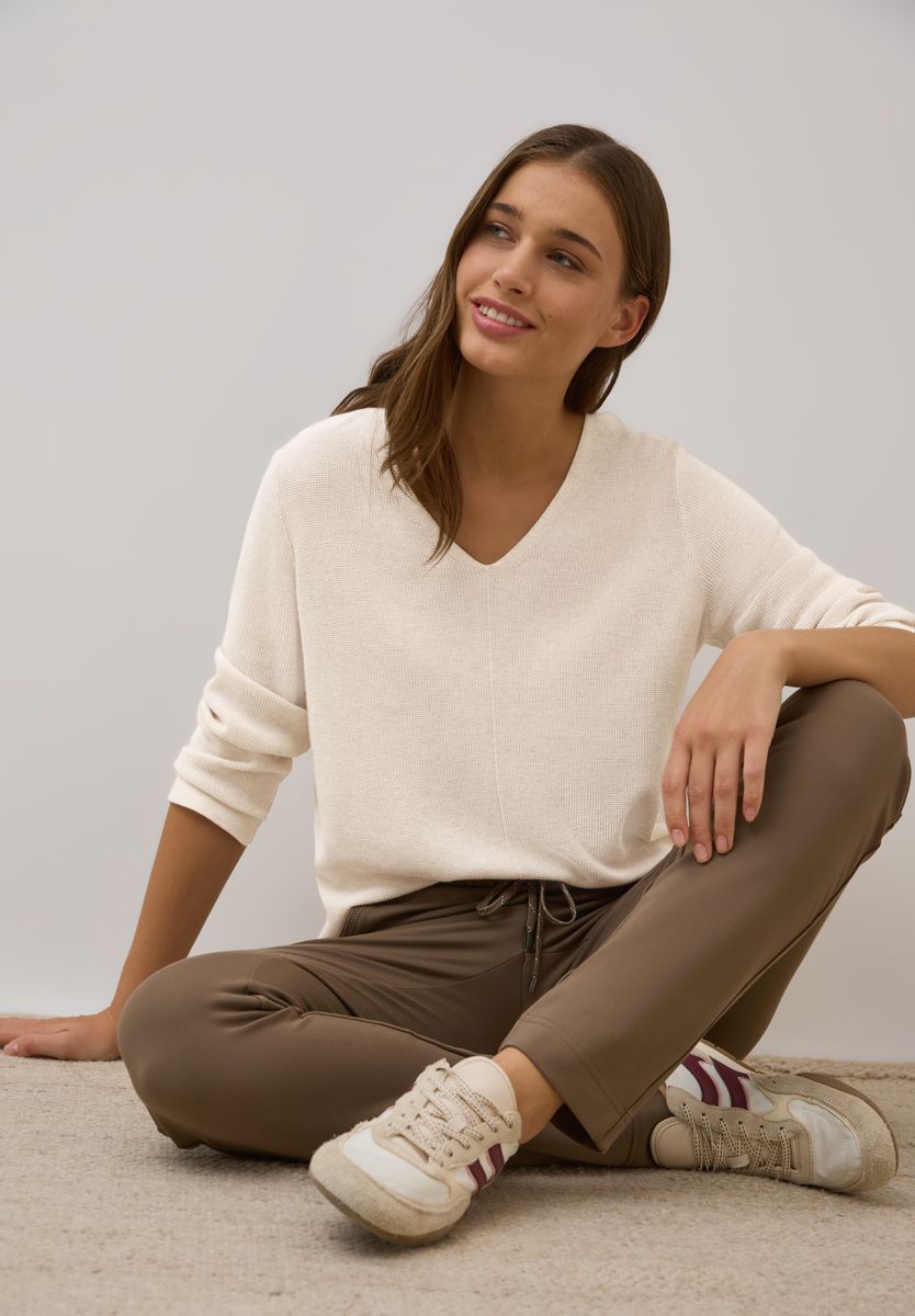 V-Neck Strickpullover