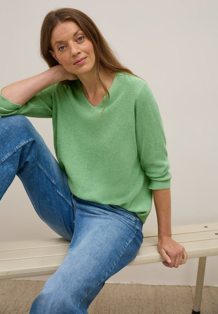 V-Neck Strickpullover