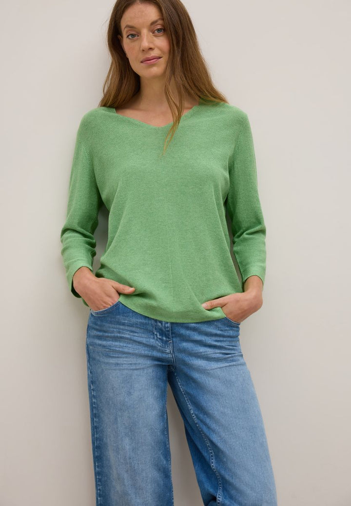 V-Neck Strickpullover