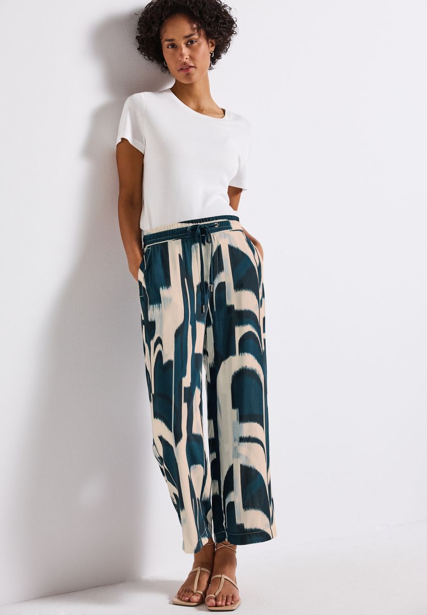 Ikat Wide Leg Hose