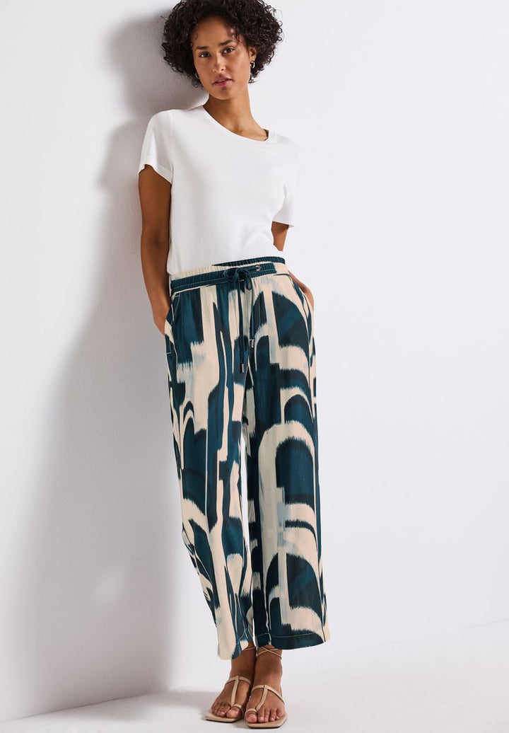 Ikat Wide Leg Hose