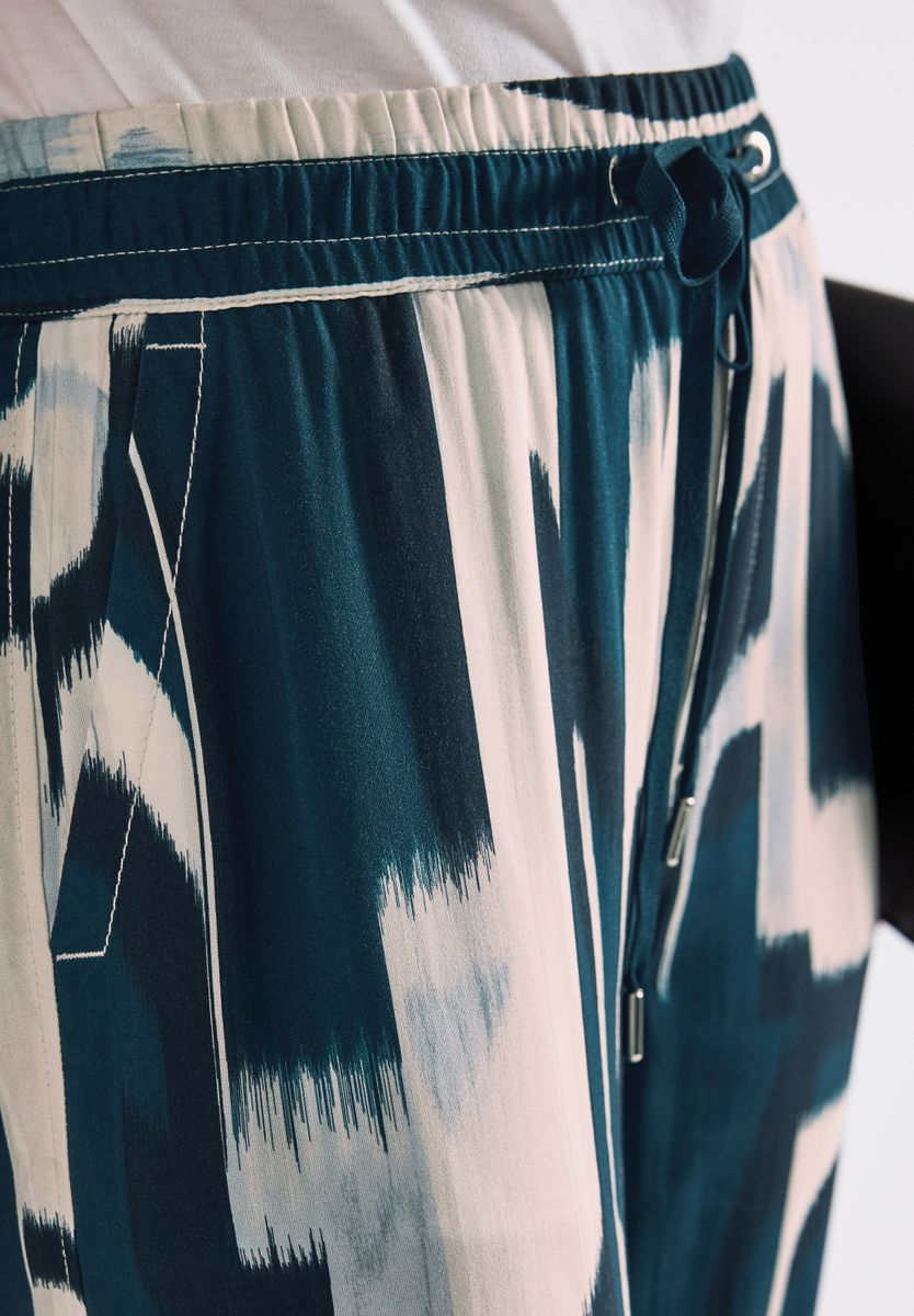 Ikat Wide Leg Hose