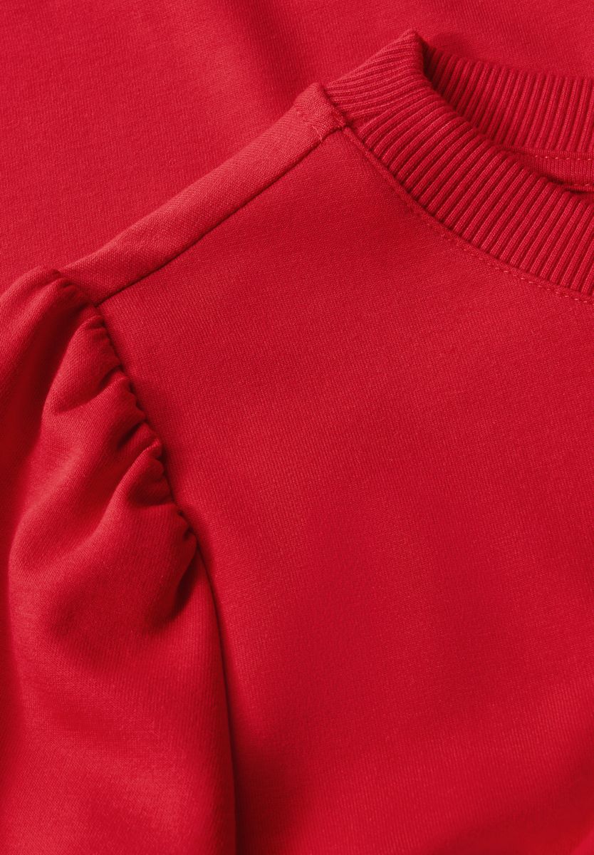 T-Shirt mit Puffärmeln
