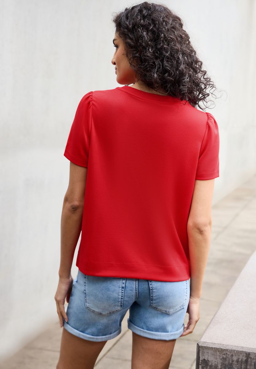 T-Shirt mit Puffärmeln