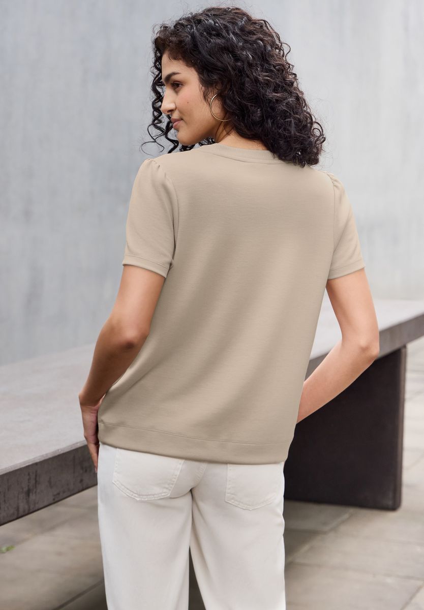 T-Shirt mit Puffärmeln