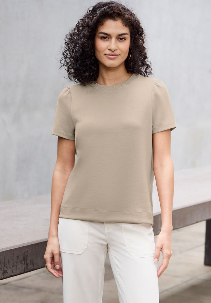 T-Shirt mit Puffärmeln